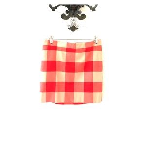 J. Crew Checked Skirt
